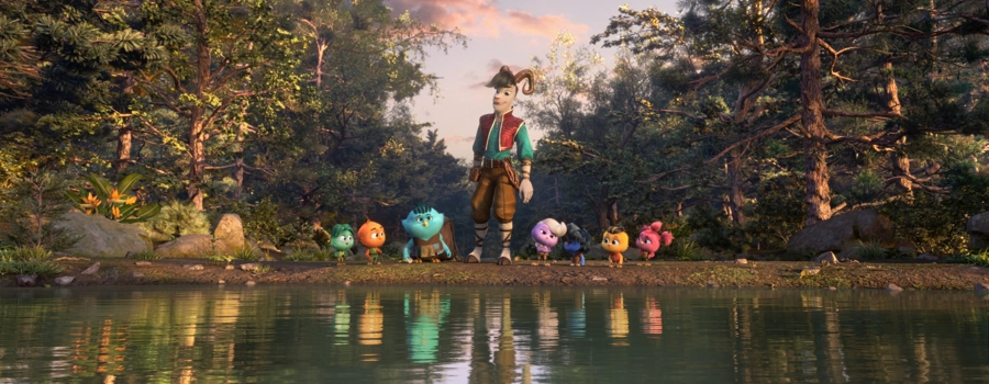 Большой пернатый побег